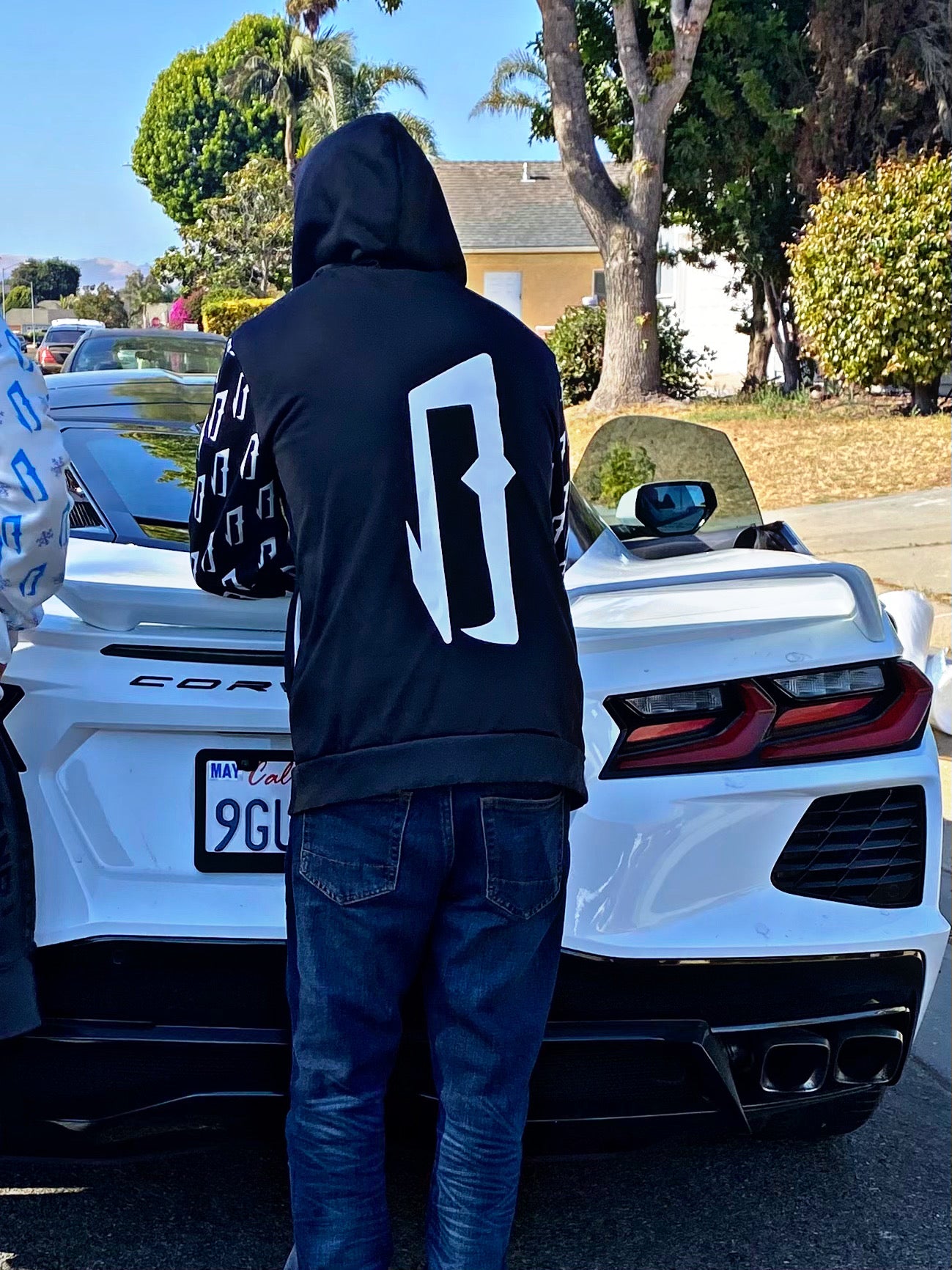 Bndo Icy Hoodie white/black