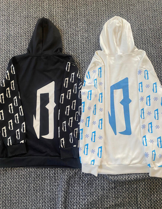 Bndo Icy Hoodie white/black