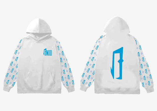 Bndo Icy Hoodie white/black