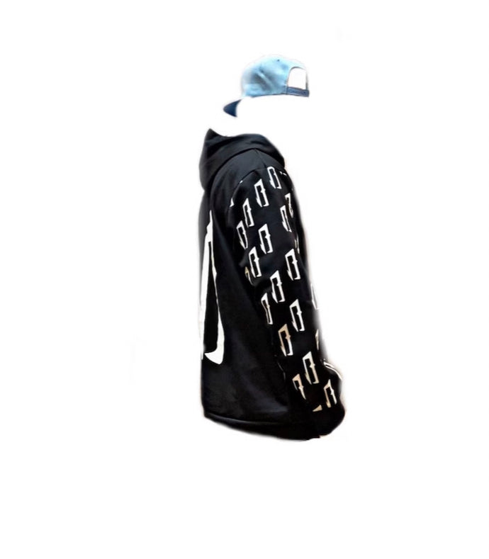 Bndo Icy Hoodie white/black