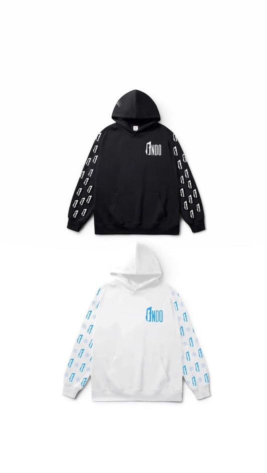BNDO Icy Hoodie white/black